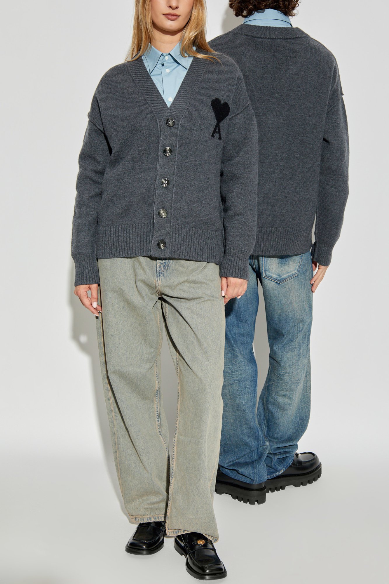 Ami Alexandre Mattiussi Wool cardigan | Men's Clothing | Vitkac